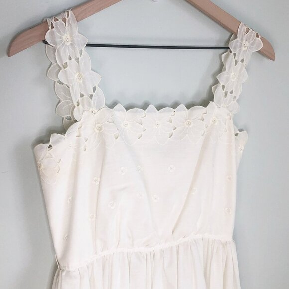 Vintage Union Made Wedding Dress Maxi Cottagecore Regency Boho Coastal 70s 1970s - Picture 7 of 12